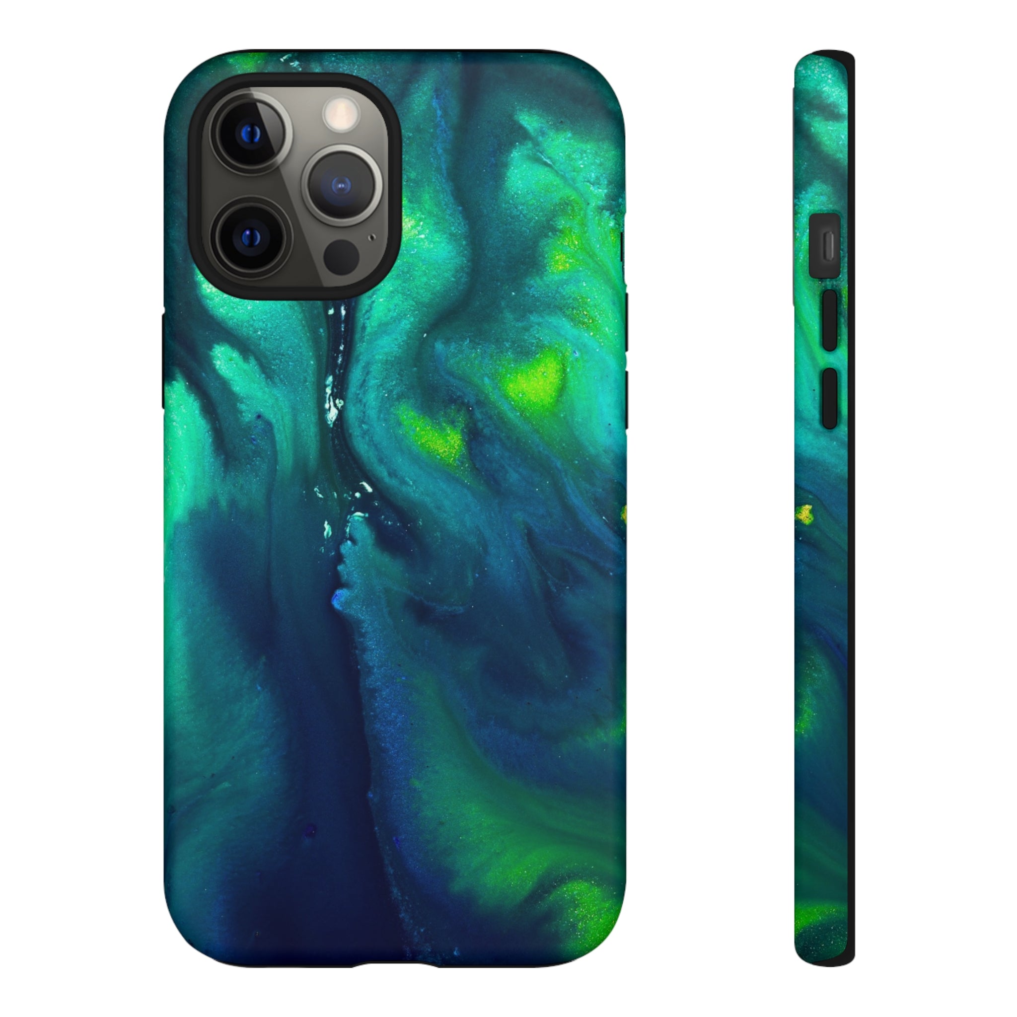 Northen Light Ink Art iPhone Case (Protective) iPhone 12 Pro Max Matte Phone Case