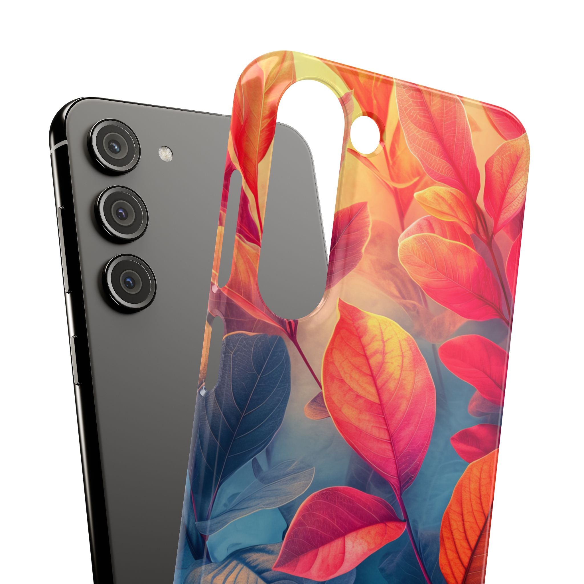 Red Blue Nature - Slim Samsung S23 Phone Case