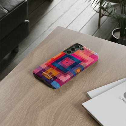 Vibrant Geometry - Tough Samsung S22 Phone Case