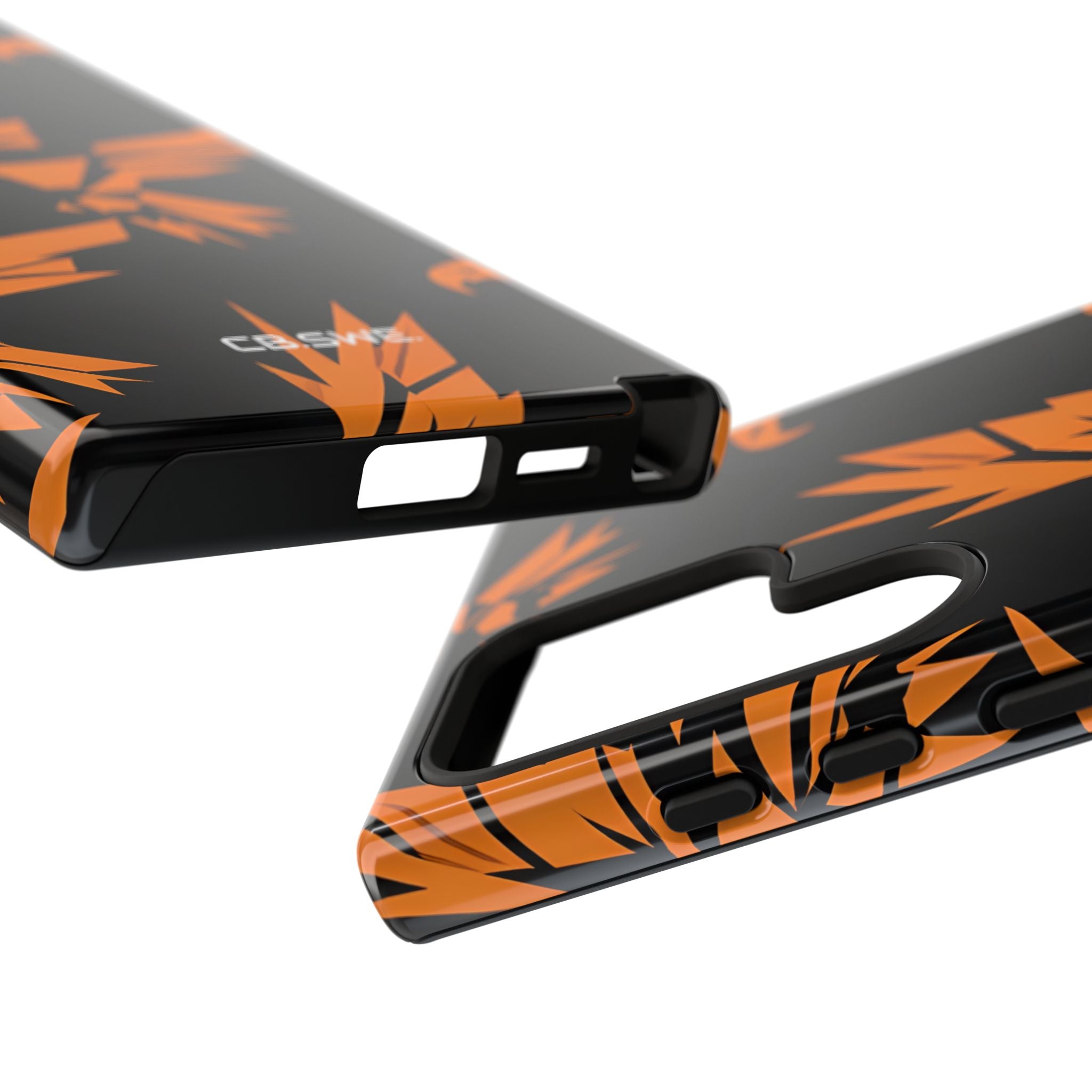 Amber Orange Stylized Eagle Sticker Samsung S24 - Tough