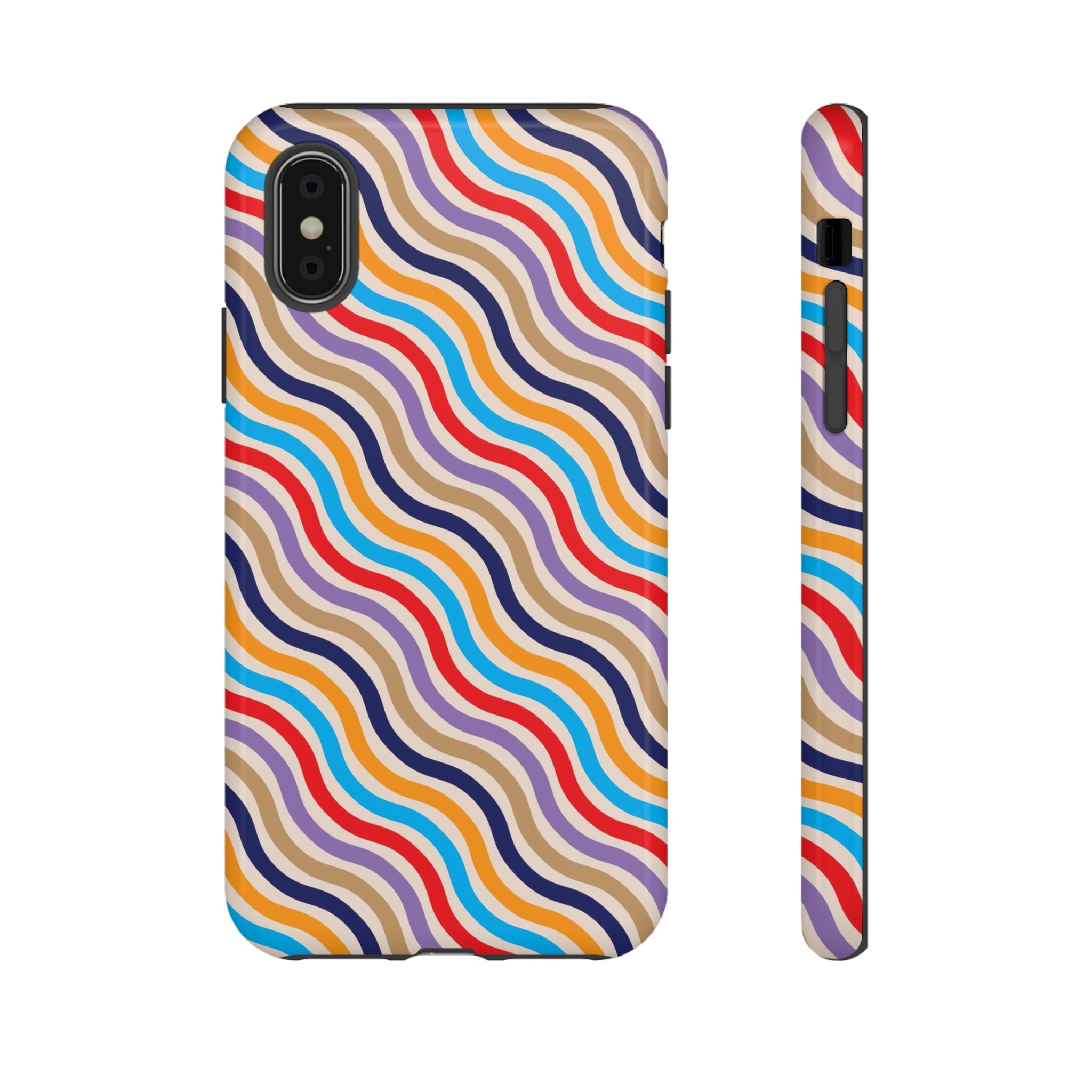 Thin wave Line - Protective Phone Case