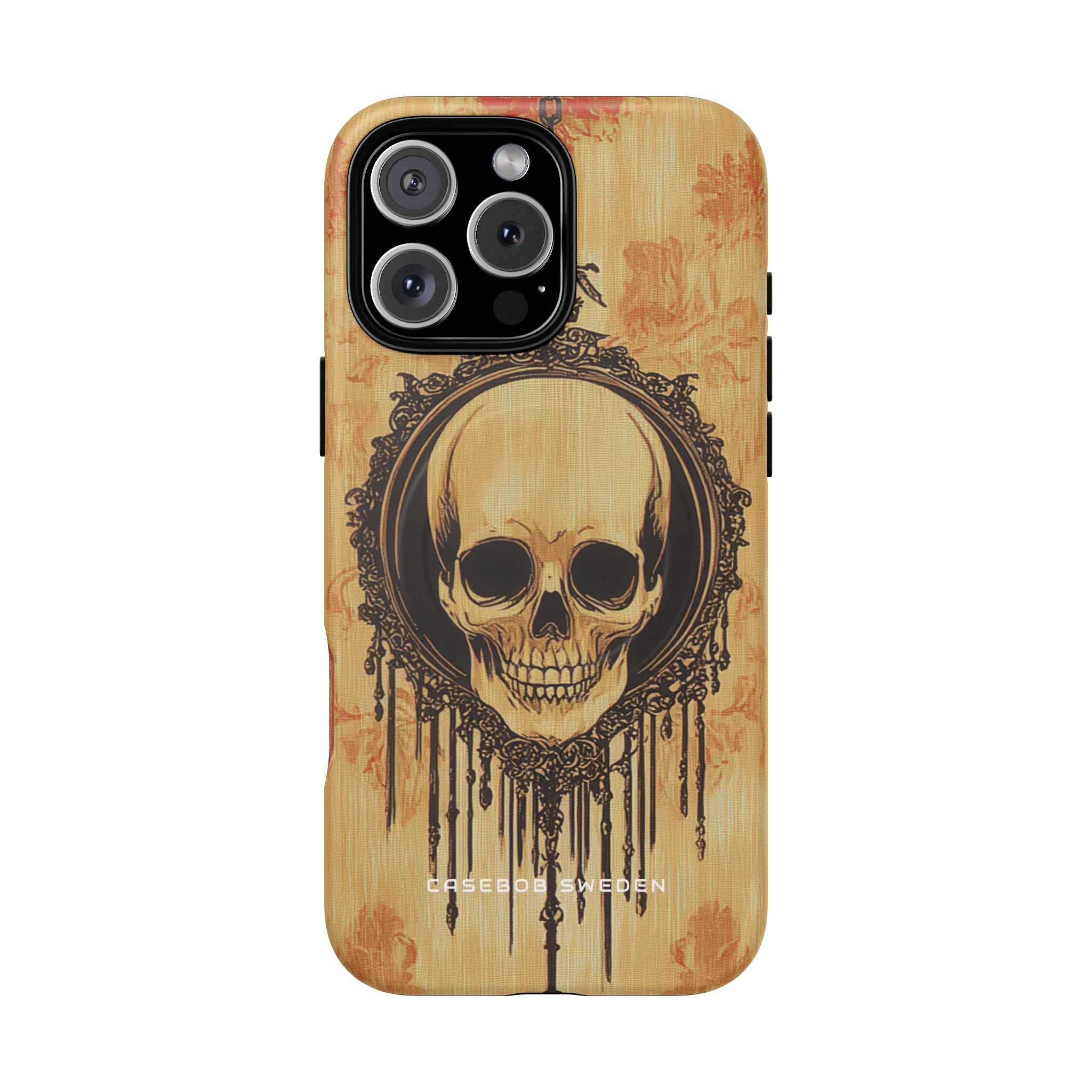 Gothic Skull Elegance iPhone 16 | Tough+ Phone Case