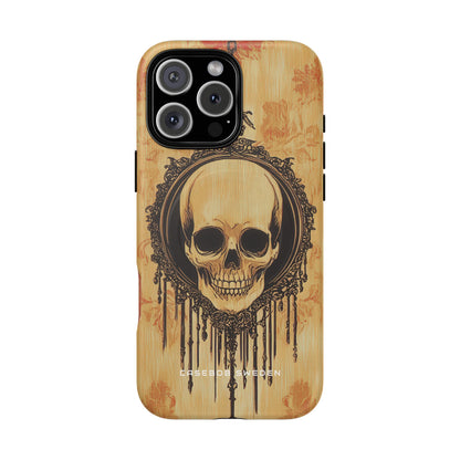 Gothic Skull Elegance iPhone 16 | Tough+ Phone Case