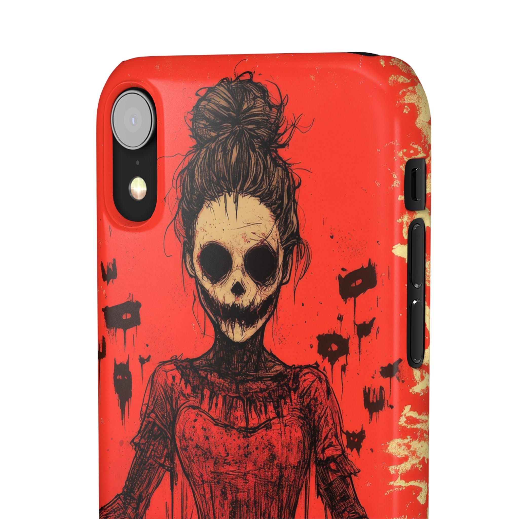 Haunting Scarlet Descent  iPhone X - Slim Phone Case