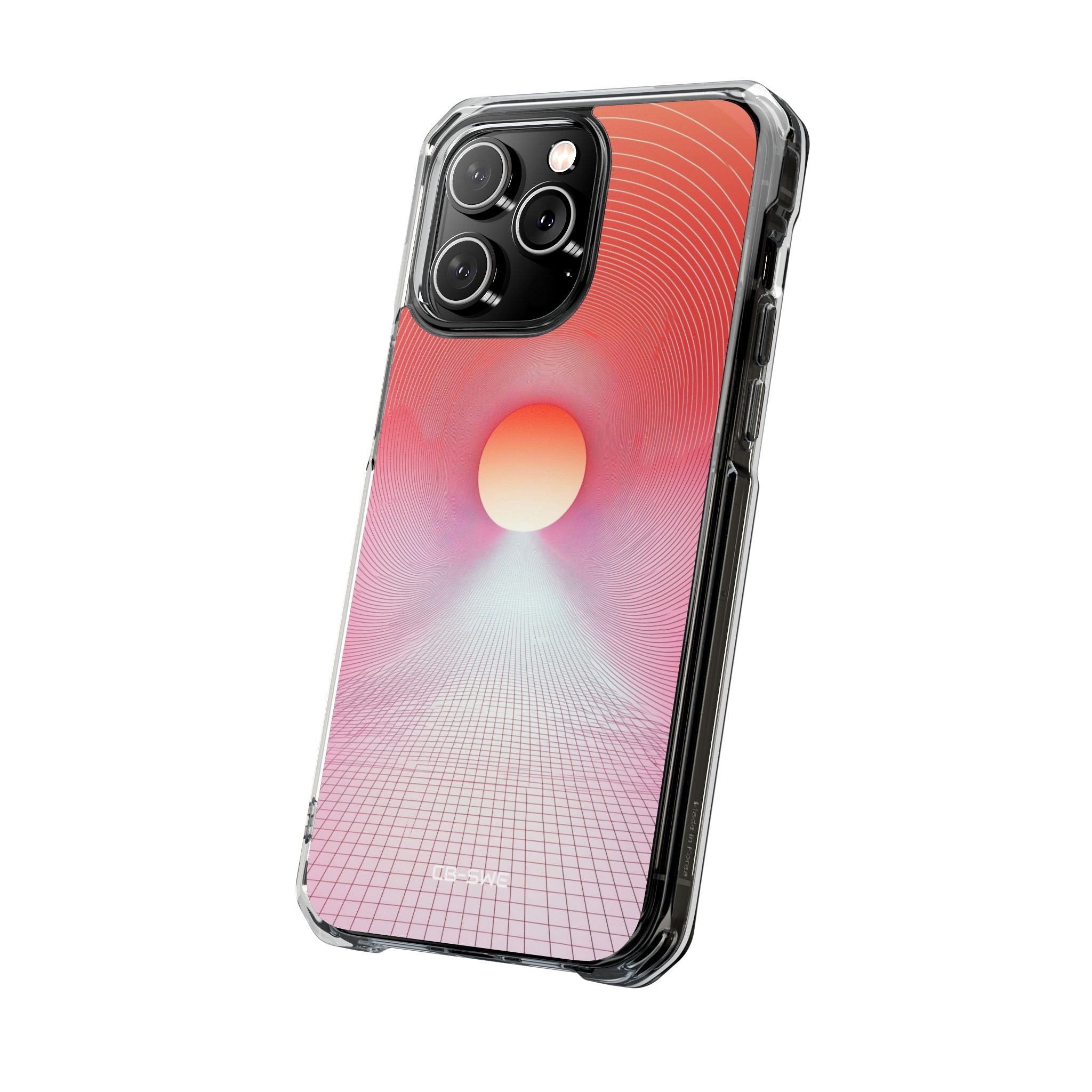 Circles Embrace Light iPhone Case - Impact