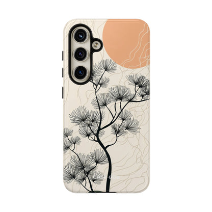 Spiky Tree Sunset Samsung S24 Case - Tough