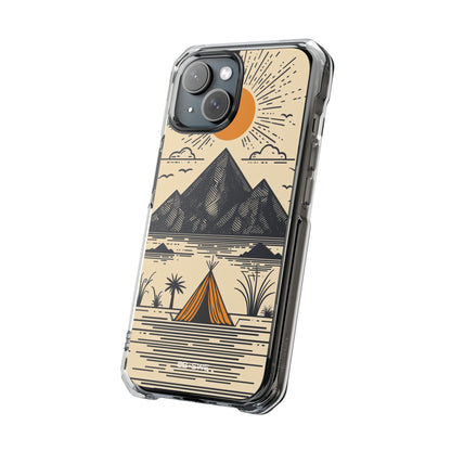 Golden Tent Awaits iPhone Case - Impact