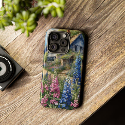 Cottage Surrounded Blossoms - iPhone Case