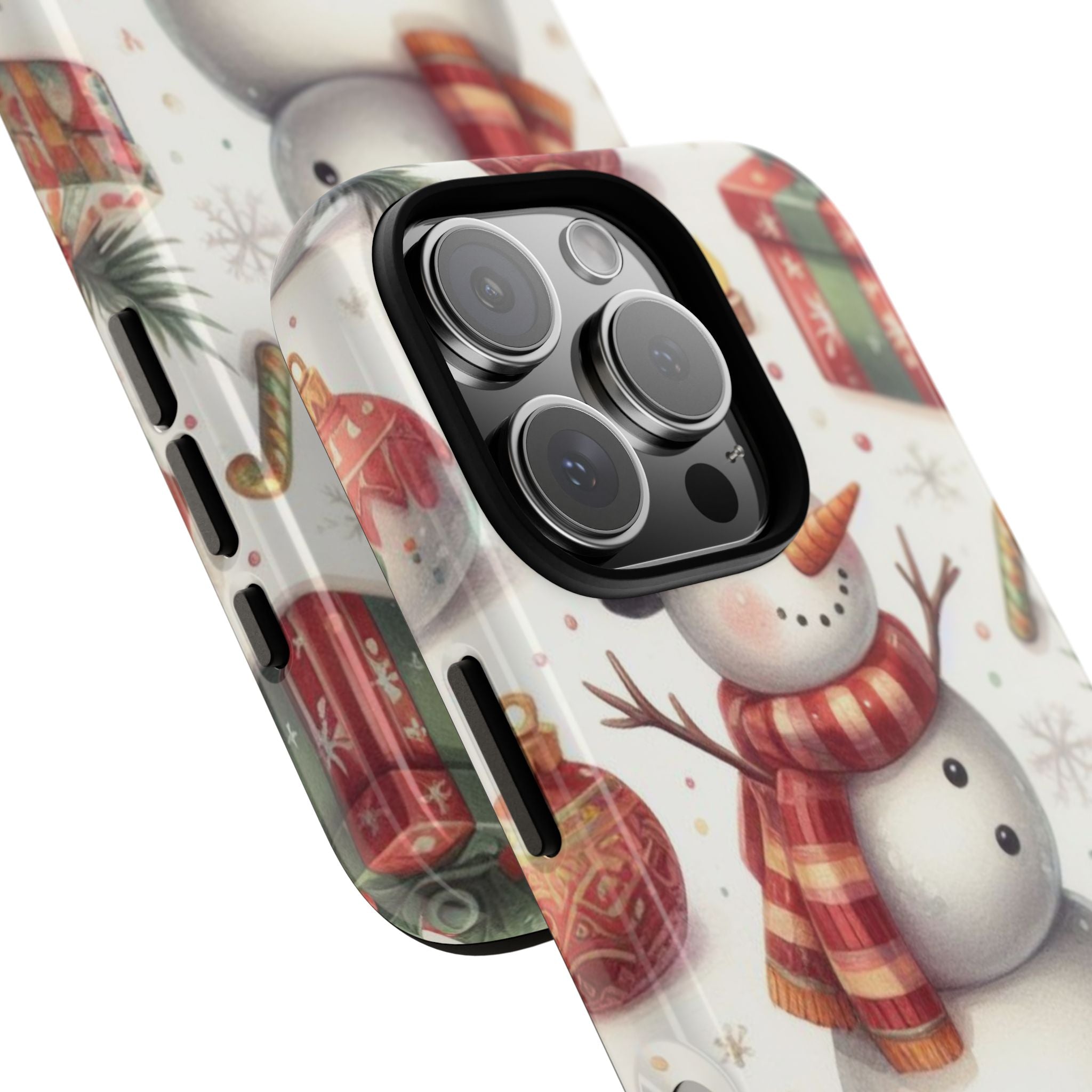 Snowman Welcomes Joy - iPhone Case