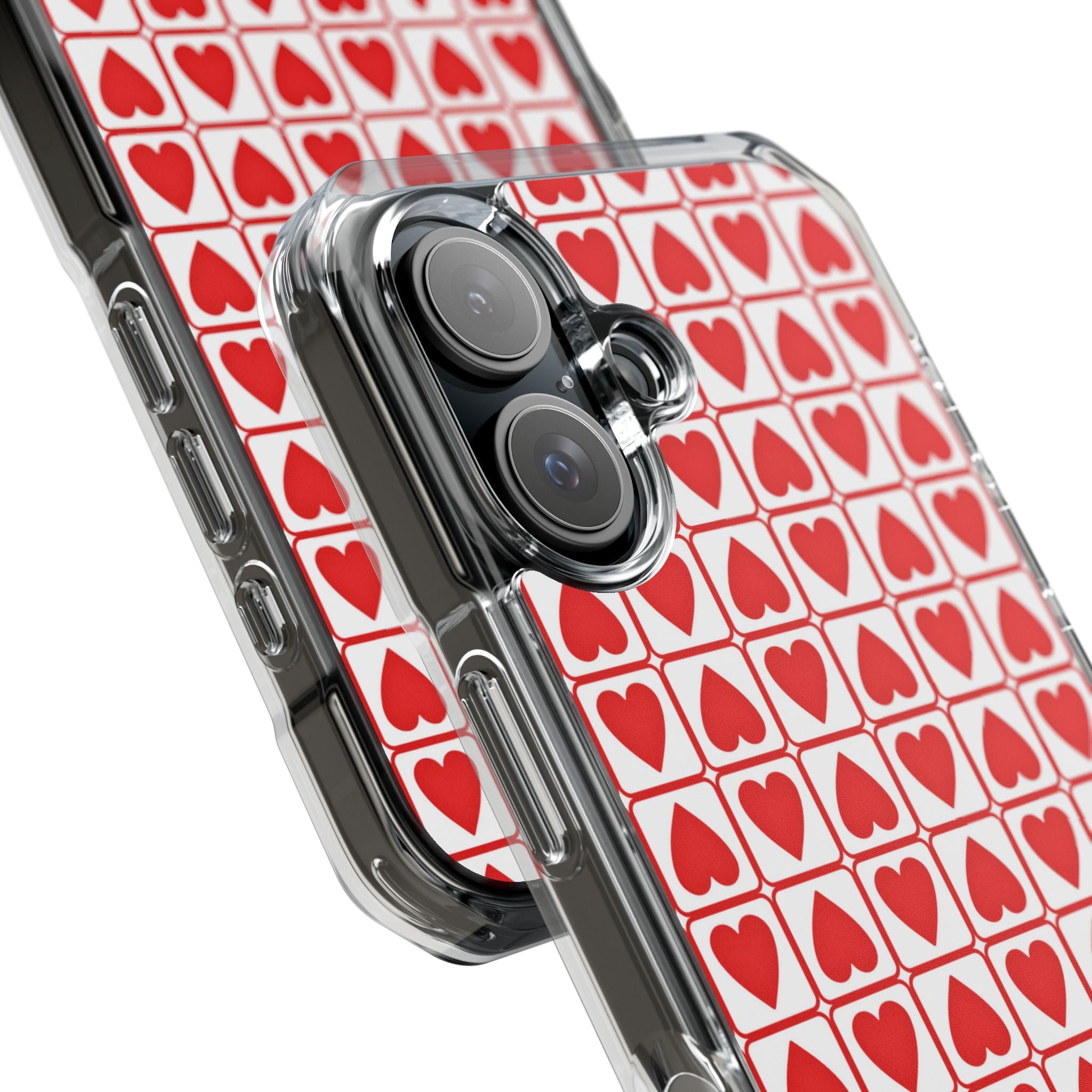 Hearts In Squares iPhone Case - Impact