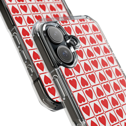 Hearts In Squares iPhone Case - Impact