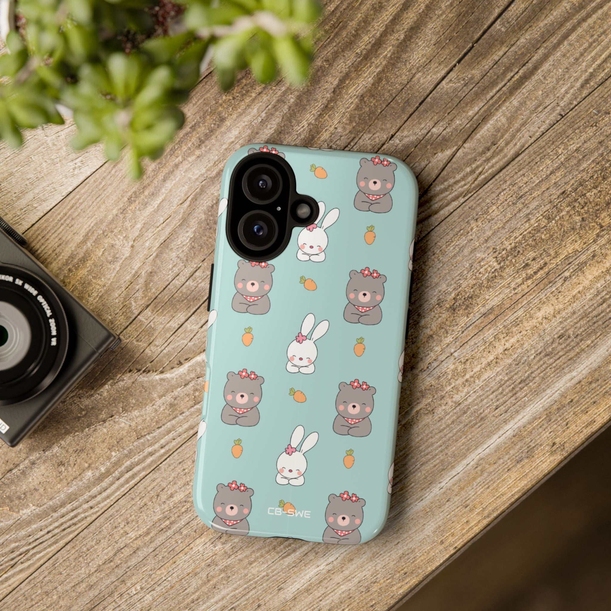 Bunnies Gather Carrots - iPhone Case