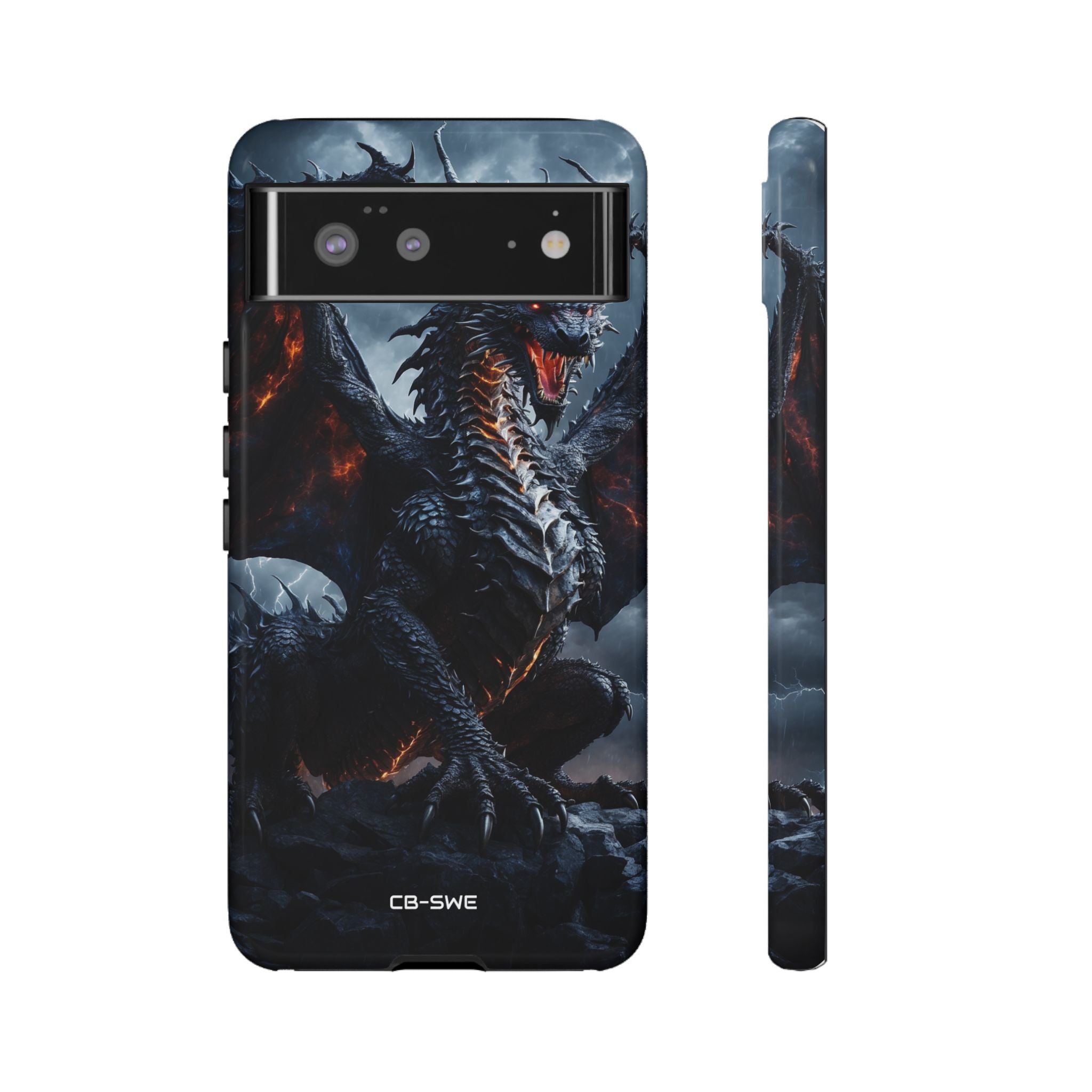 Fiery Wings Unleashed - Google Pixel Case