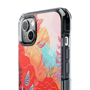 Living Coral  | Phone Case for iPhone (Clear Impact Case - Magnetic)