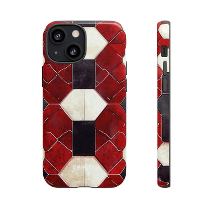 Kaleidoscope Geometric Hexagon Real Gothic Low Resolution iPhone 13 - Tough