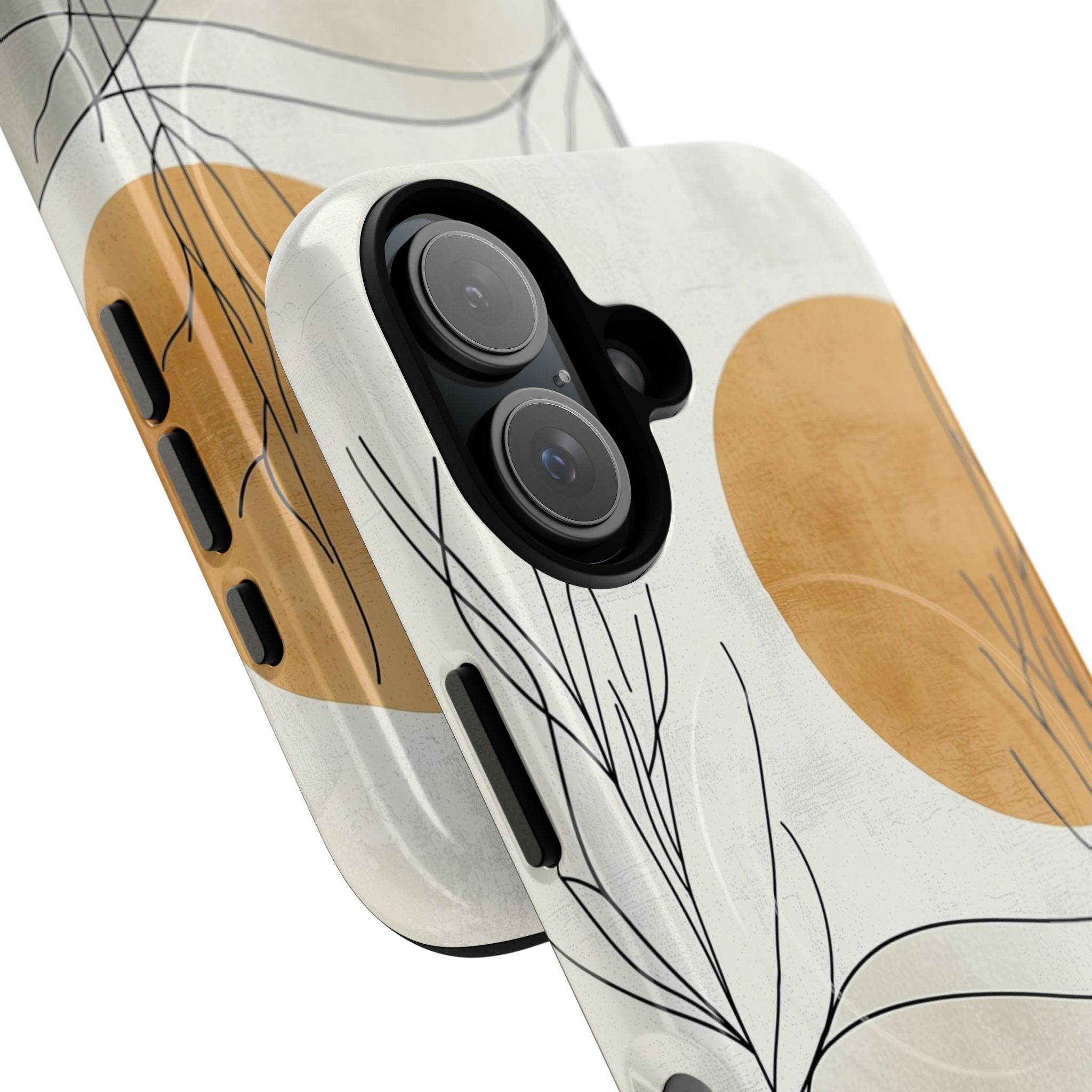 Orange Halo iPhone 16 Case - Tough+