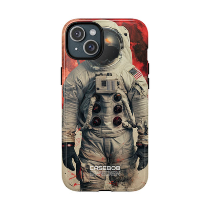 Crimson Spacewalk Dream iPhone 15 - Tough+