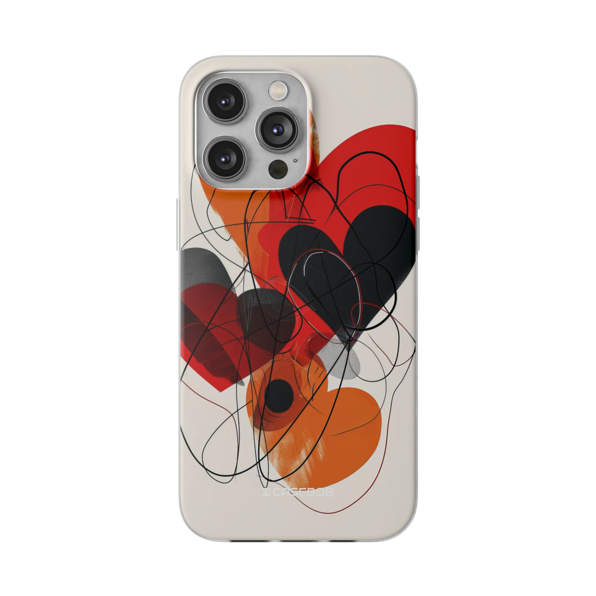 Fiery Hearts | Flexible Phone Case for iPhone