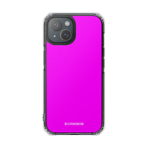 Magenta | Phone Case for iPhone (Clear Impact Case - Magnetic)