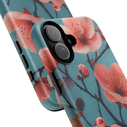 Floral Harmony Burst iPhone 16 - Tough Phone Case