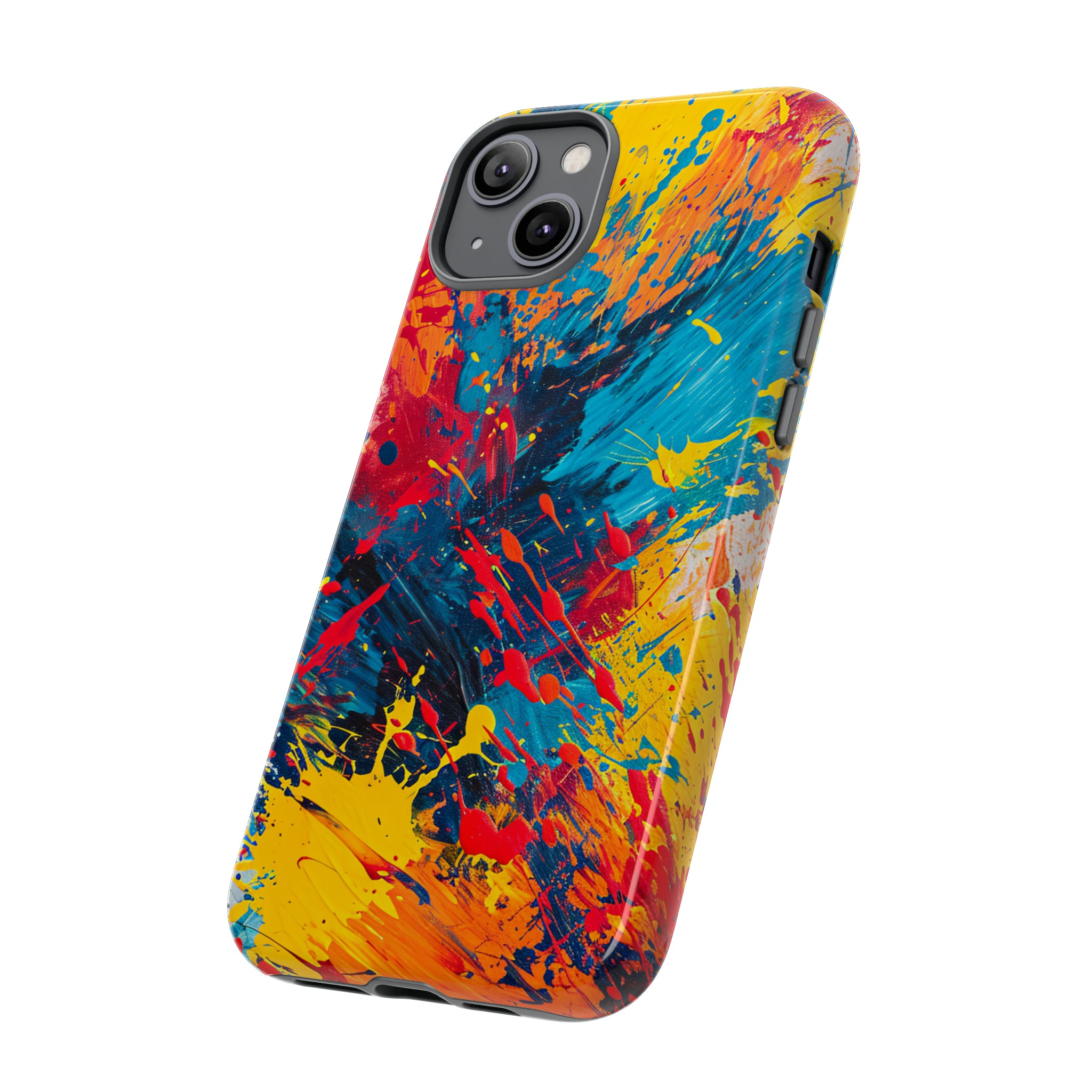 Artistic Brushstroke Bliss - Protective Phone Case