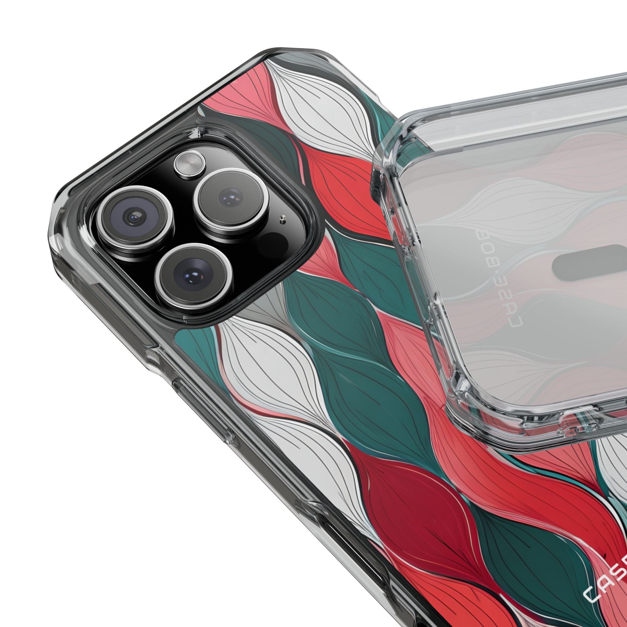 Leaf Cascade Teal iPhone 16 Pro Case - Impact