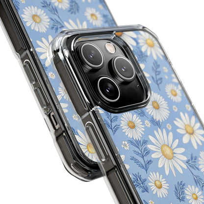 Daisies On Blue iPhone Case - Impact