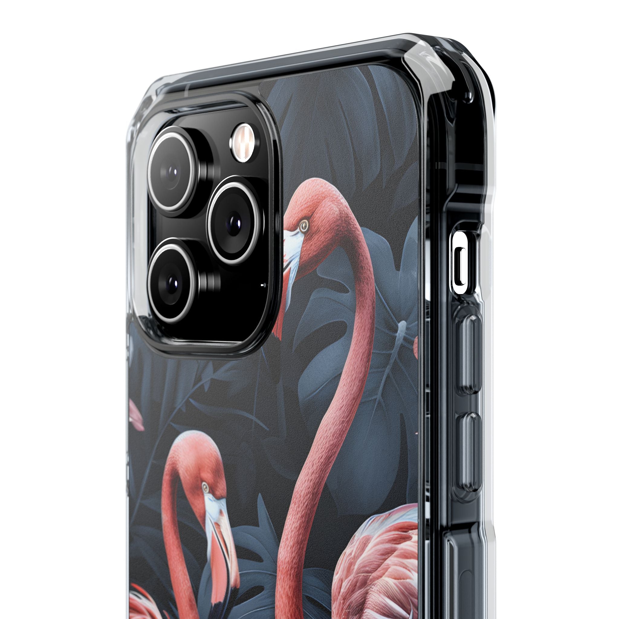 Flamingos Embrace Nature iPhone Case - Impact