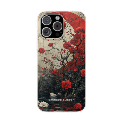 Zen Blossoms in Moonlight iPhone 16 - Flexi Phone Case