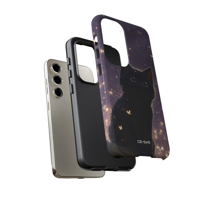 Whimsical Cat Soars - Samsung Case