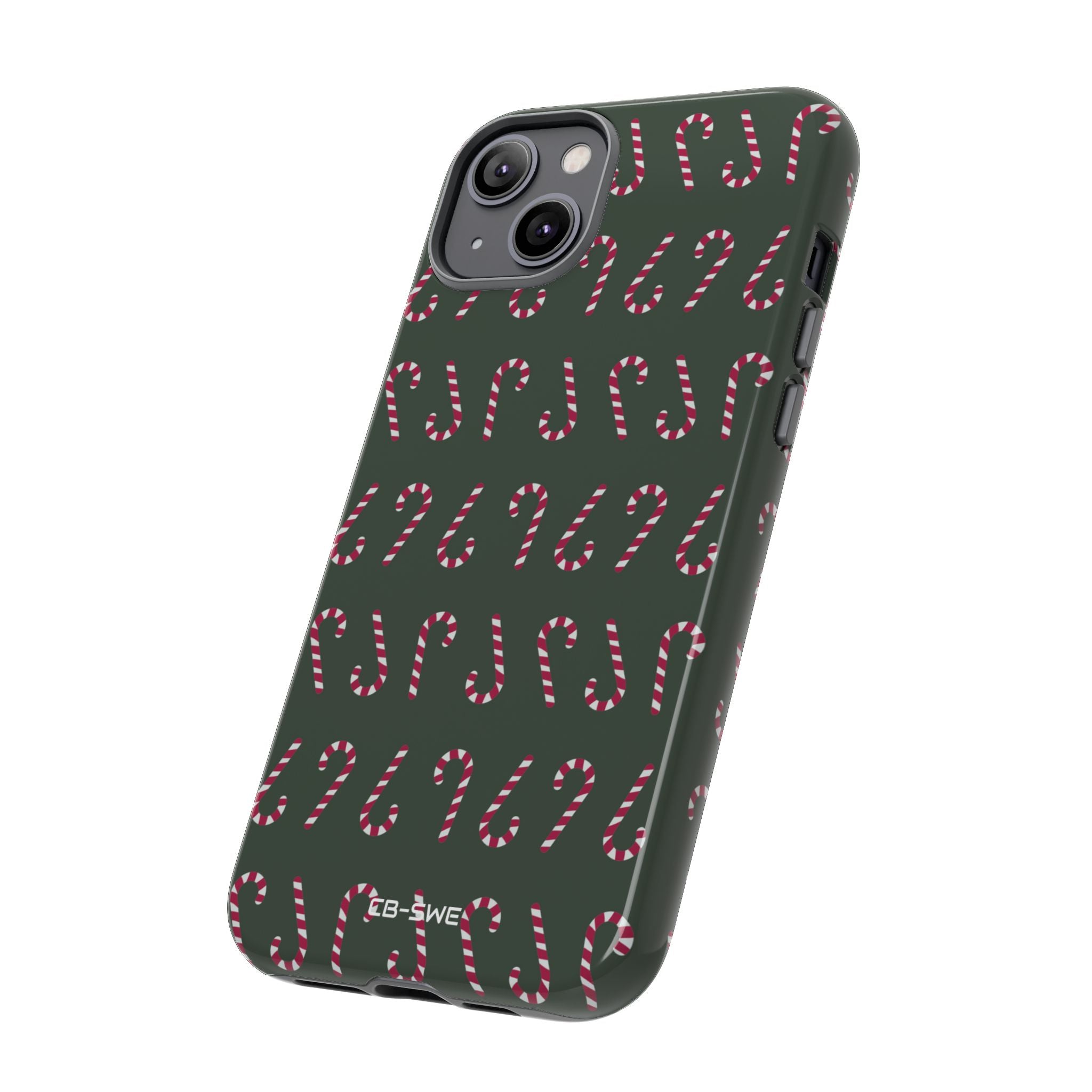Candy Canes Aligned - iPhone Case