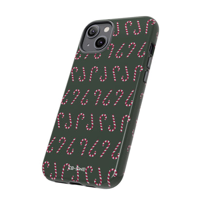 Candy Canes Aligned - iPhone Case