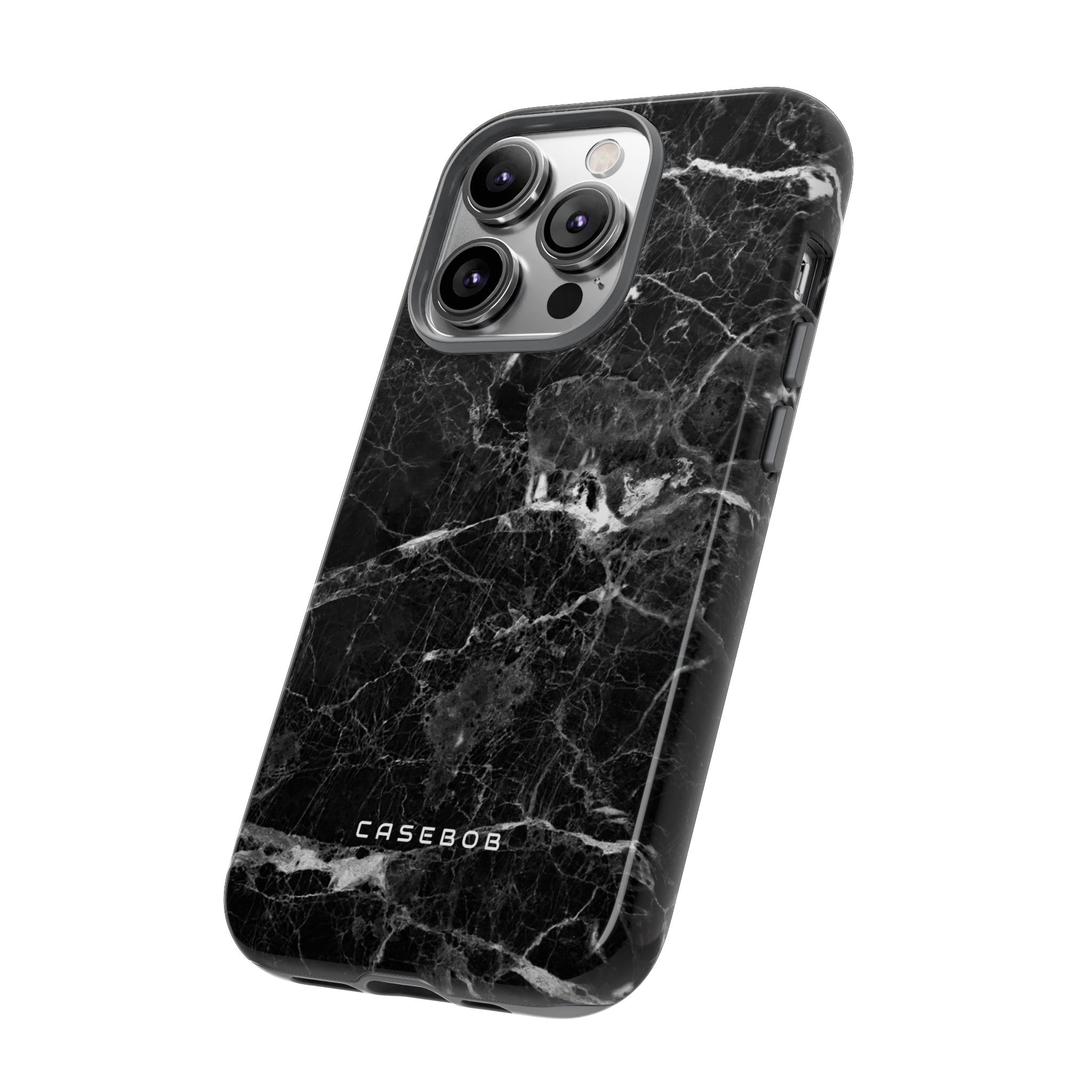 Black Marble - Protective Phone Case