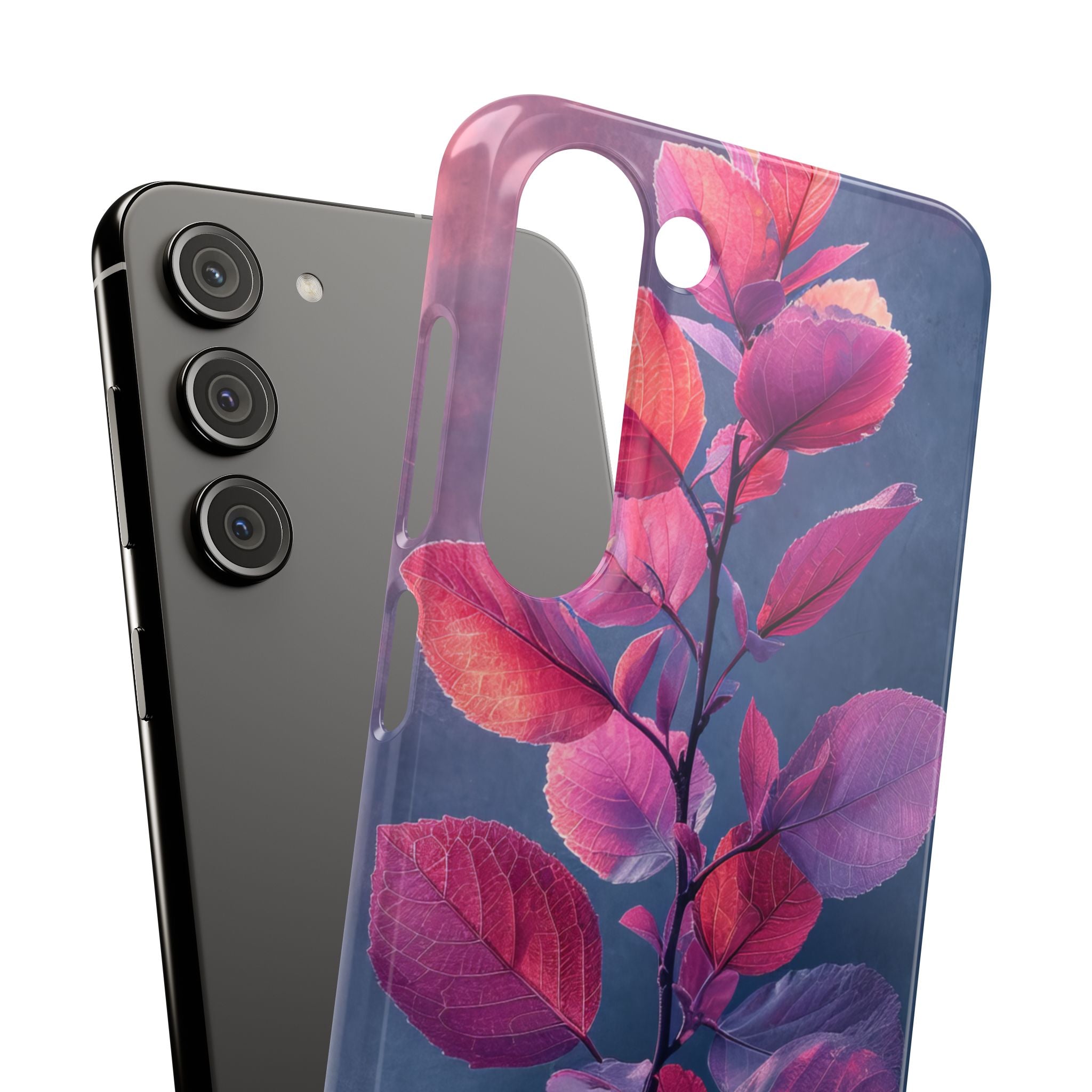 Pink Blue Nature - Slim Samsung S23 Phone Case