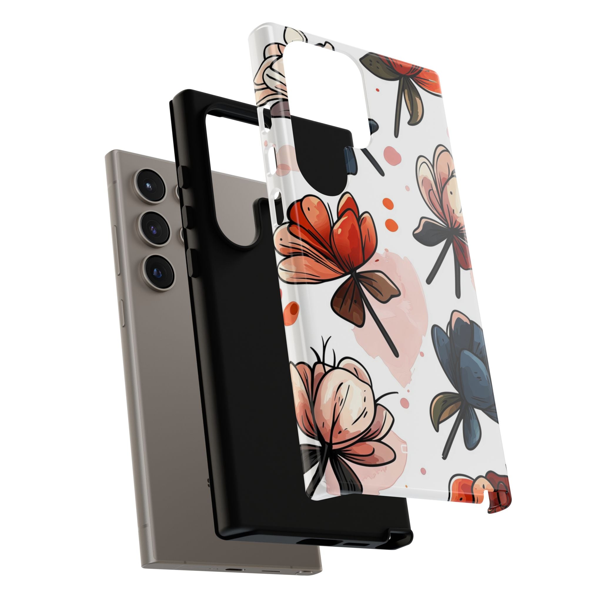 Vibrant Floral Harmony - Samsung Case