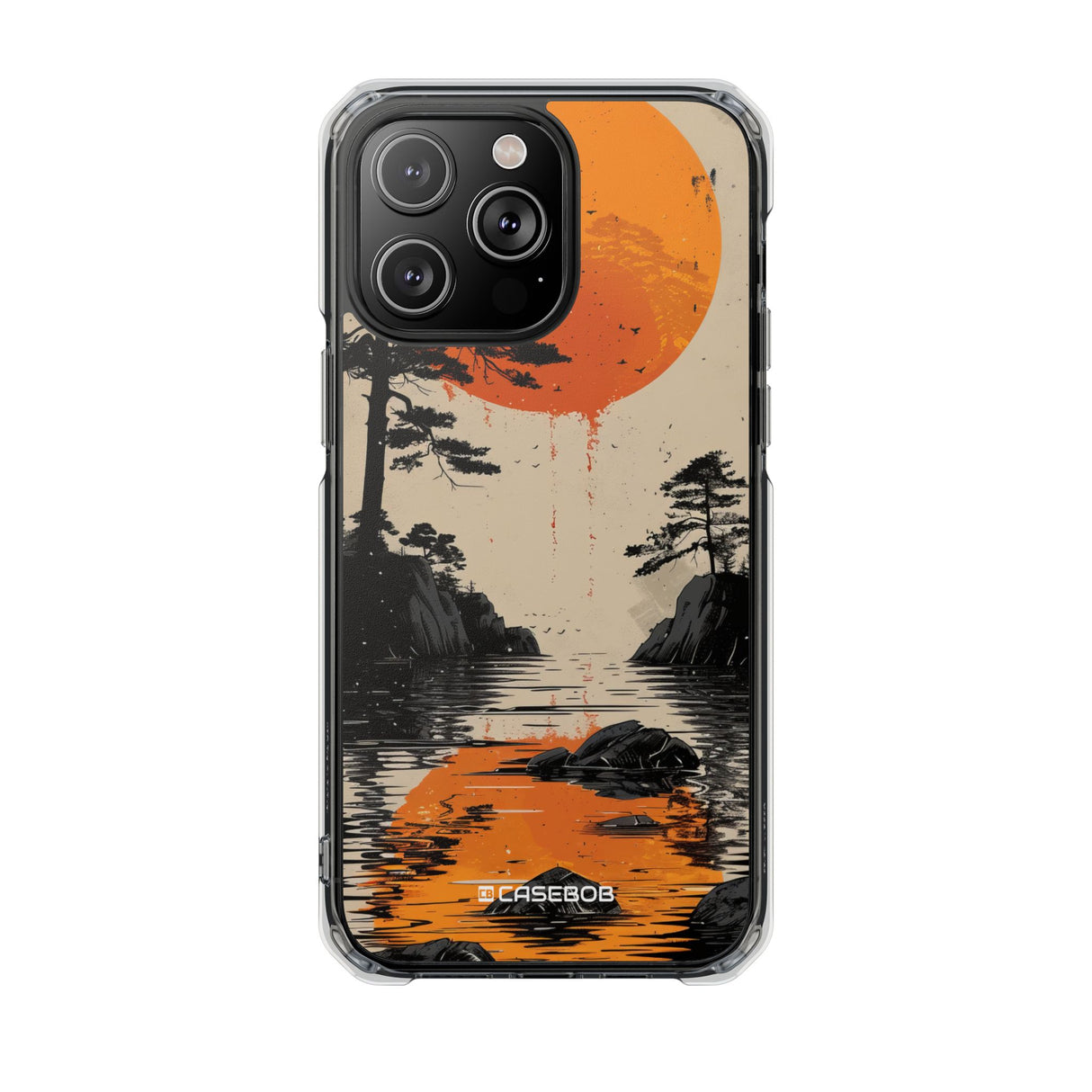 Sunkissed Serenity – Handyhülle für iPhone (Clear Impact – Magnetisch) 