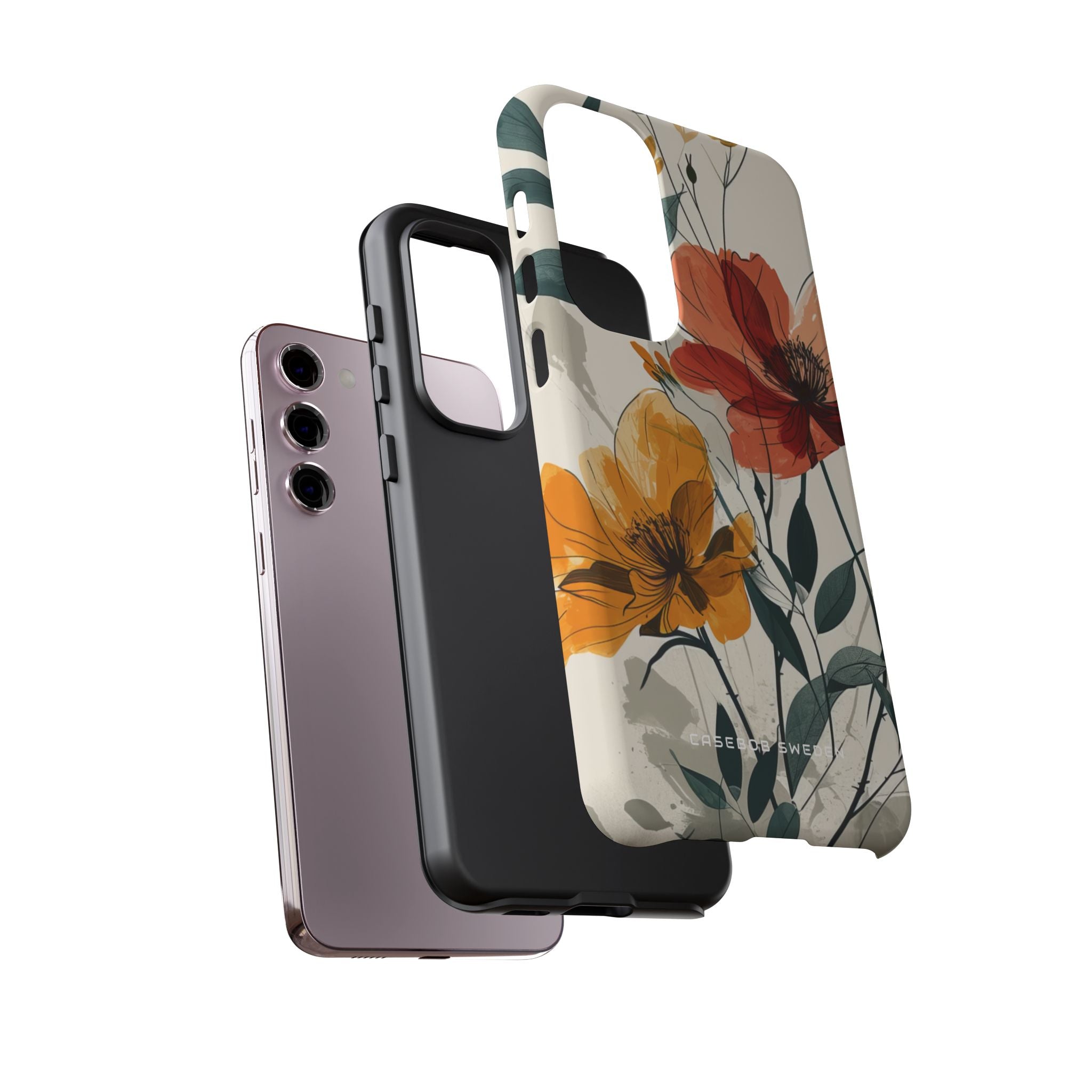 Elegant Floral Harmony Samsung S23 - Tough Phone Case