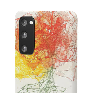 Fiery Blossom | Slim Phone Case for Samsung