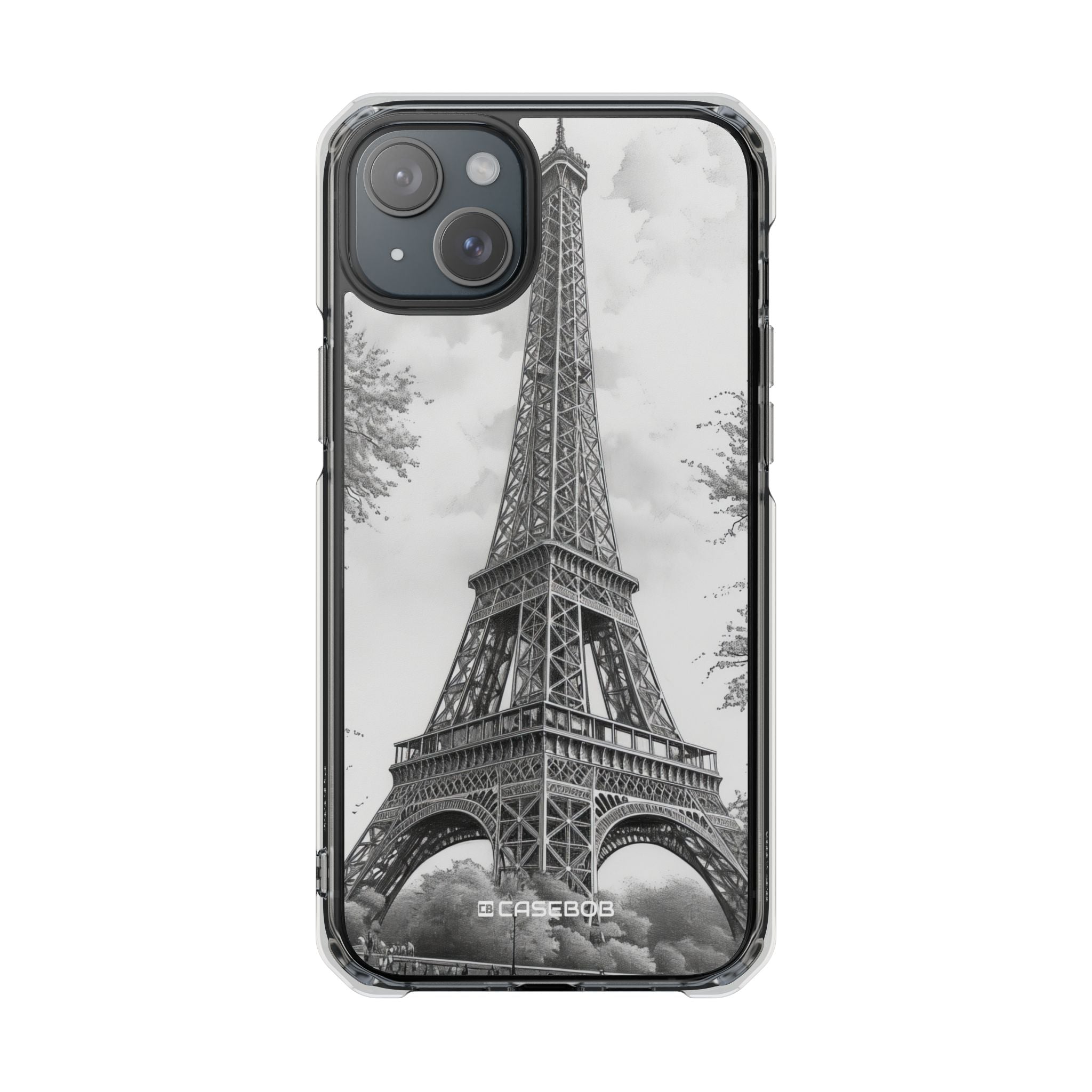 Parisian Monochrome Majesty - Phone Case for iPhone