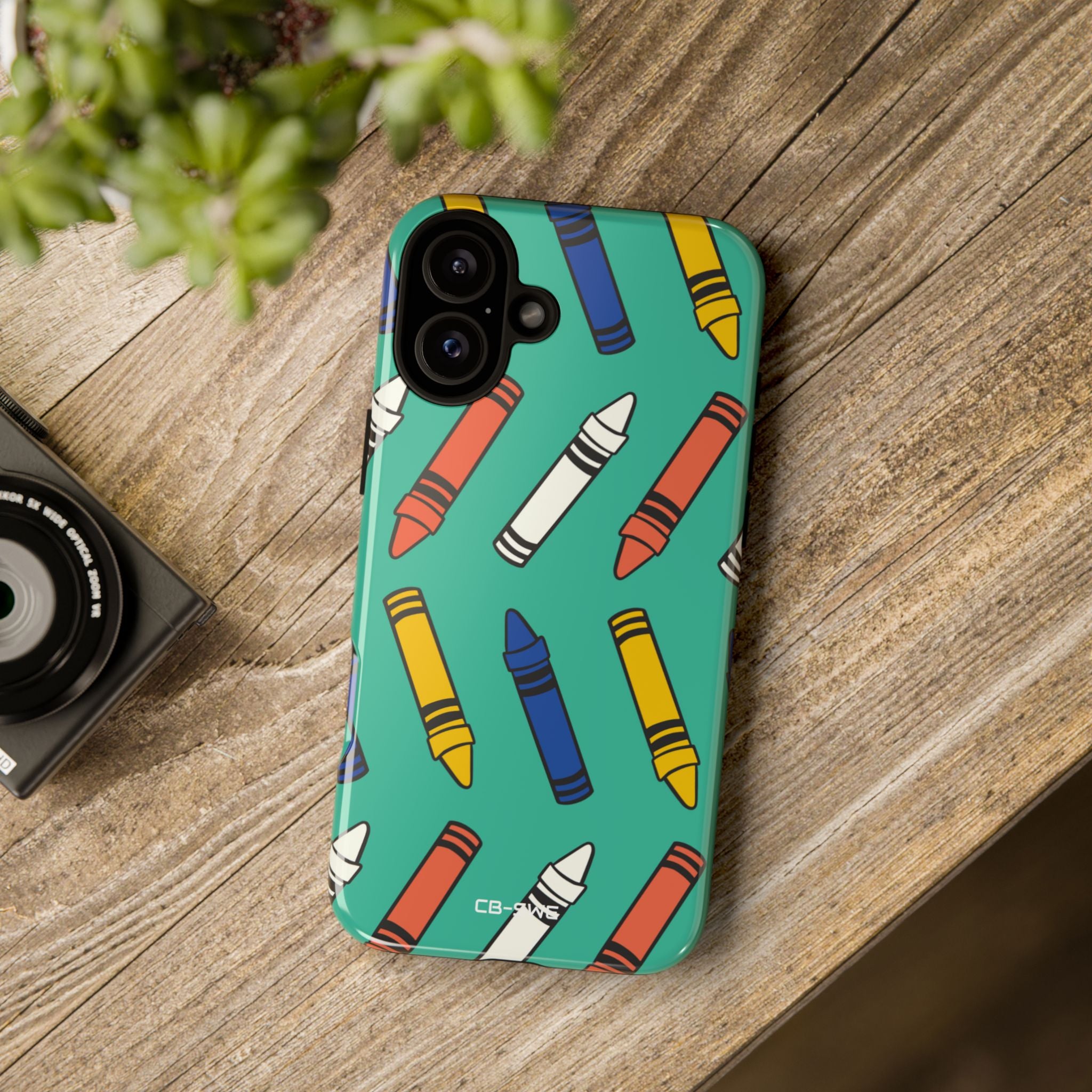 Crayons Dance Playfully - iPhone Case