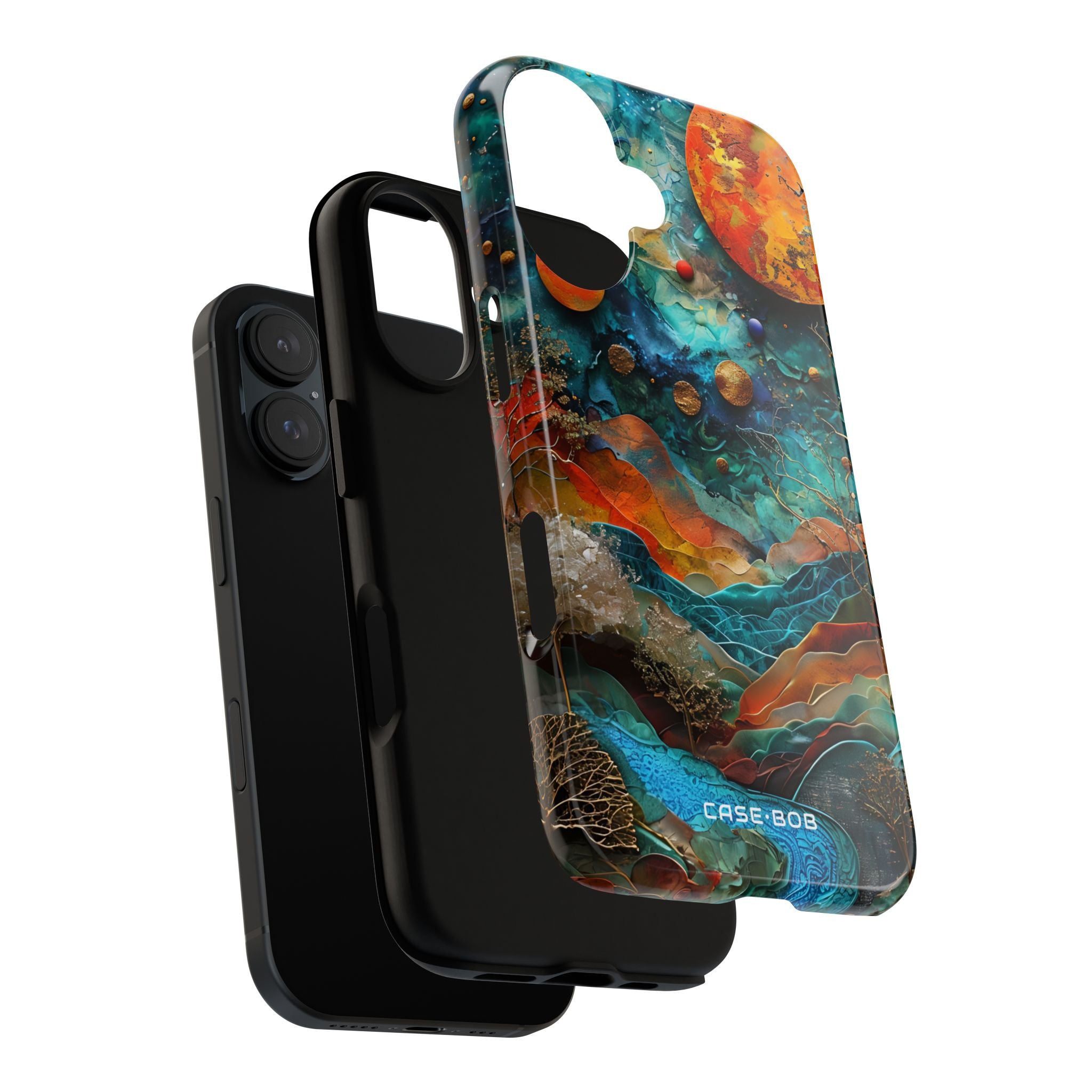 Celestial Ember iPhone 16 Case - Tough