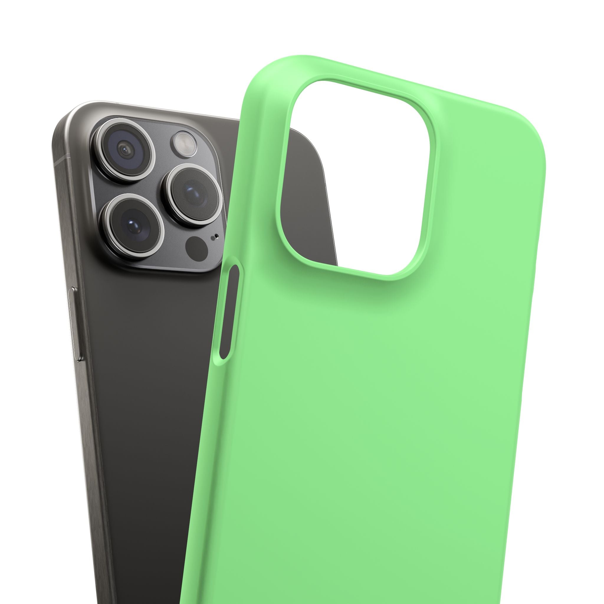 Pale Green iPhone 15 - Slim Phone Case