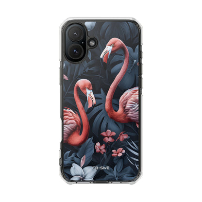 Flamingos Embrace Nature iPhone Case - Impact