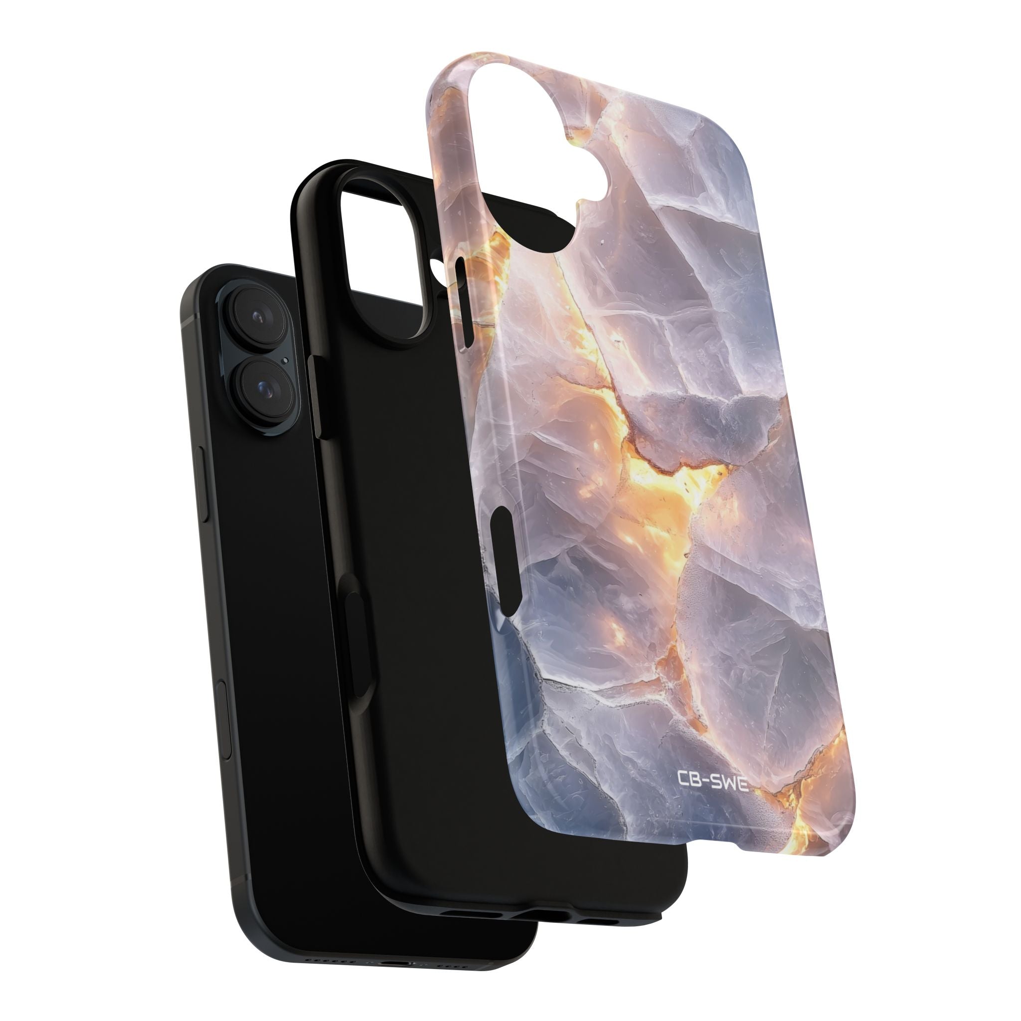 Glowing Stone Fragments - iPhone Case