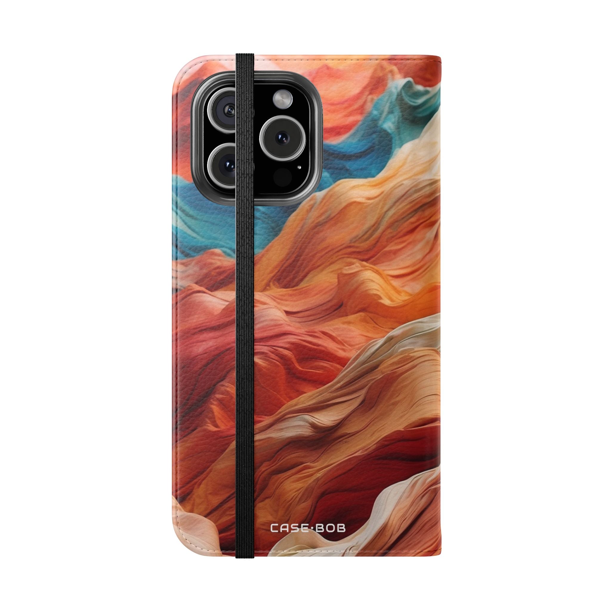 Fabric Peaks Sunset - iPhone 16 Max Case - Wallet