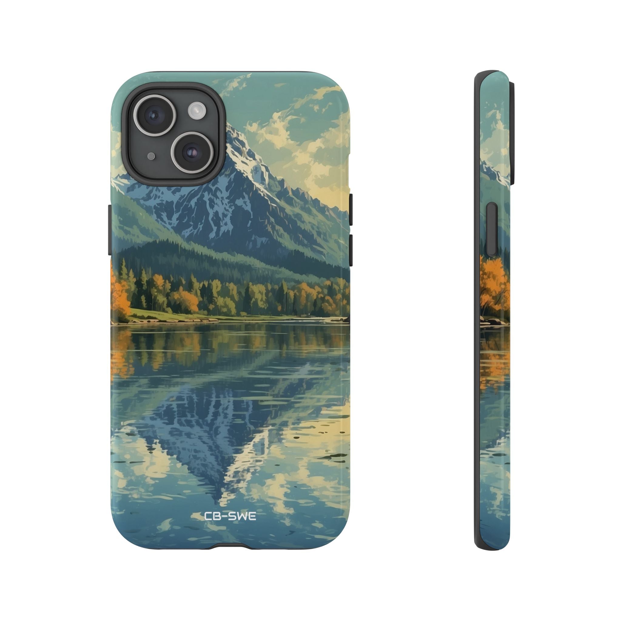 Mountain Reflects Calm - iPhone Case