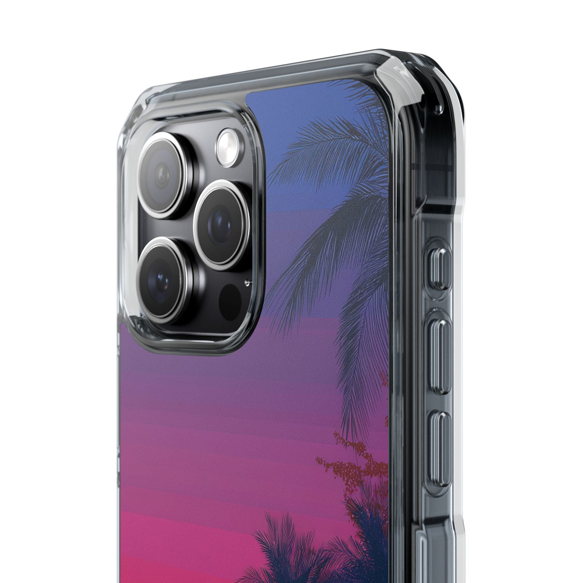 Tropical Sunset Silhouettes iPhone Case - Impact