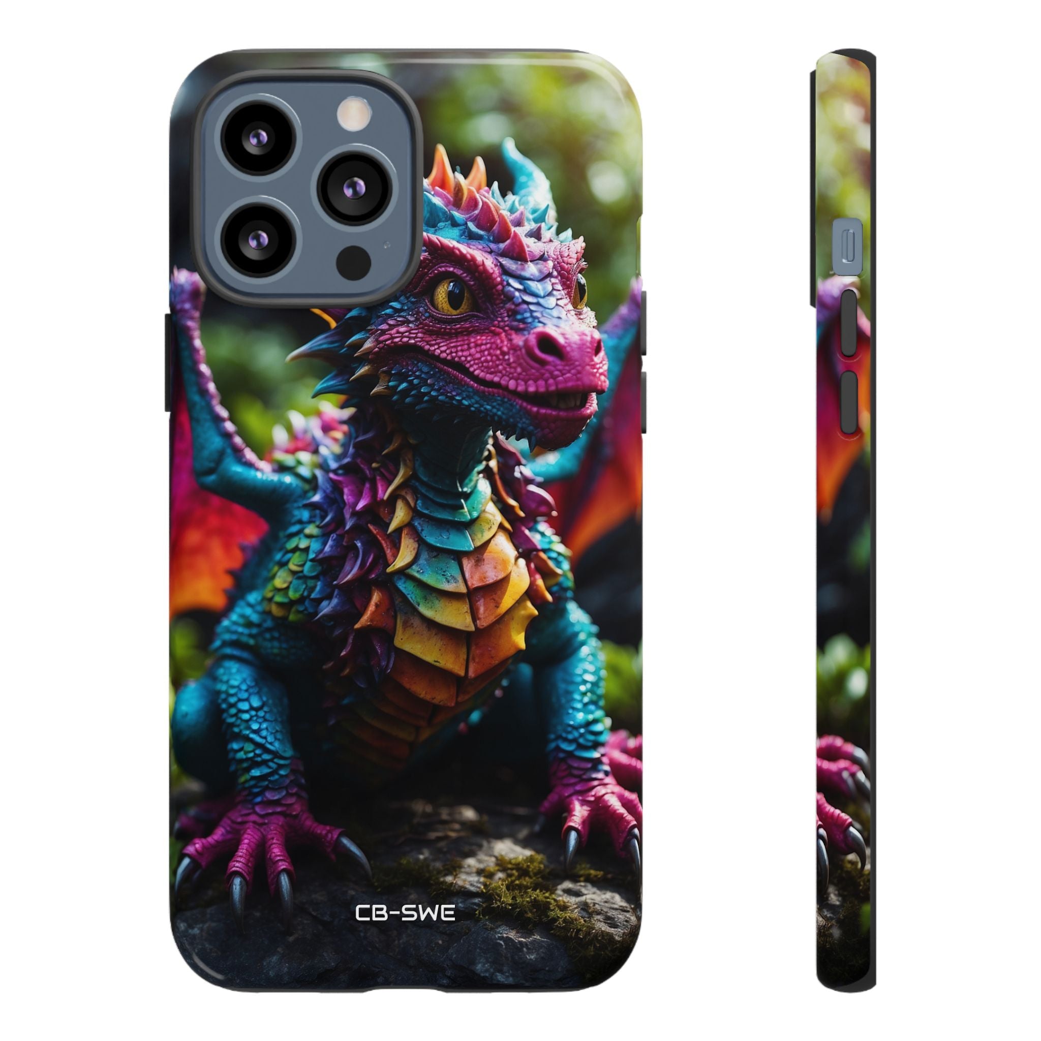Friendly Dragon Smiles - iPhone Case