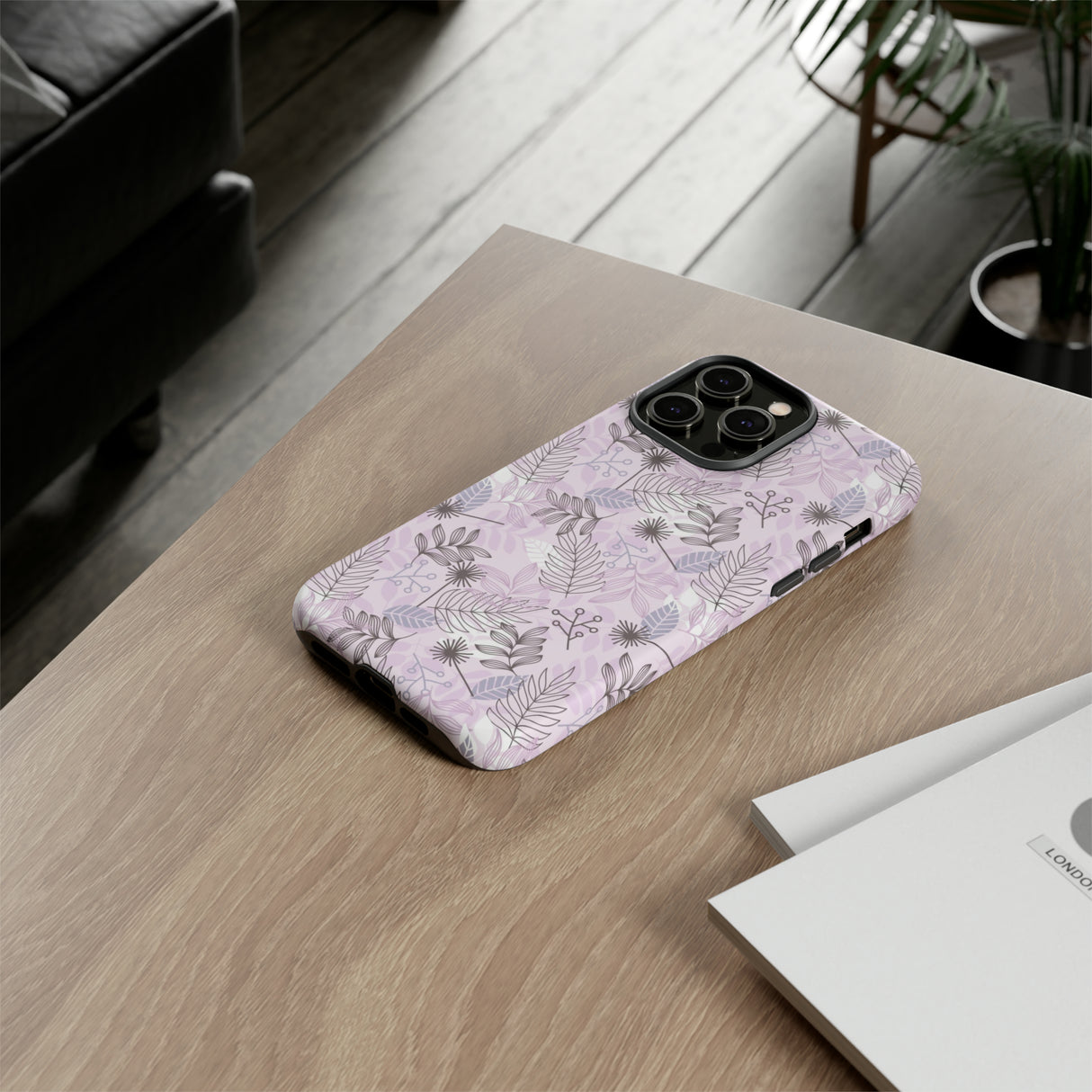 Purple Leaf - Protective Phone Case