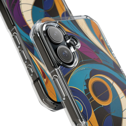 Swirling Copper Dreams iPhone 16 - Impact Clear+